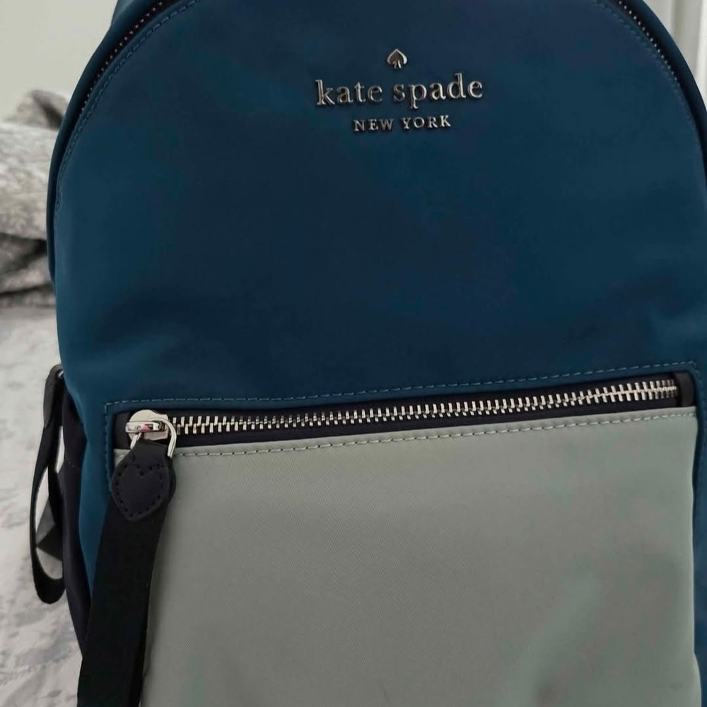 kate spade Blue and Gray Backpack